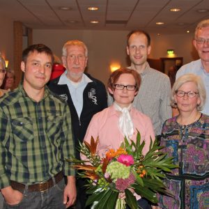 Magdalena Falk, Andrej Bauer, Friedhelm Prior, Jael Rachel Räker, Sebastian Schley, Waltraud Subryan und Wolf Hardt (v. l.). Es fehlen Volker Tappe (stellvetretender Vorsitzender) und Markus Drüge (Kassierer).