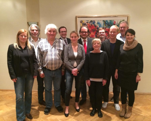 Foto v.l.n.r.: Ann Katrin Brambrink, SPD-Kreisvorsitzender Hans Feuß, Peter Jost, Stefan Weichhaus, Sabine Hollmann, Matthias Trepper, Christa Kockentiedt, Dennis Selent, Carsten Engelbrecht, Wolf Hardt, Elvan Korkmaz