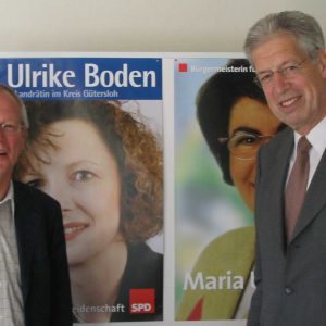 Henning Scherf unterstützt Maria Unger bei der Kommunalwahl am 26. September