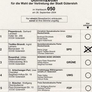 Wählen Sie am Sonntag die SPD für ein l(i)ebenswertes Gütersloh.