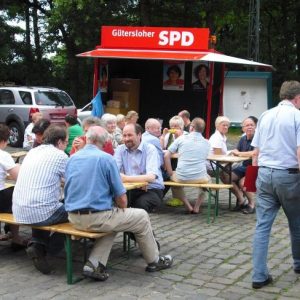 Roter Grill am Spexarder Bauernhaus
