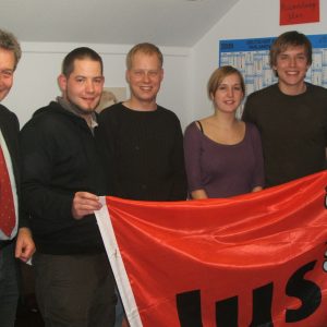 Der im November 2009 gewählte Vorstand der Jusos