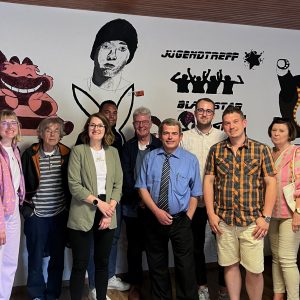 Besuch Black Star -Jugendtreff