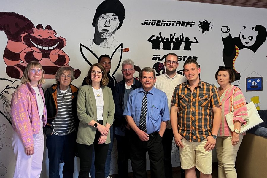 Besuch Black Star -Jugendtreff